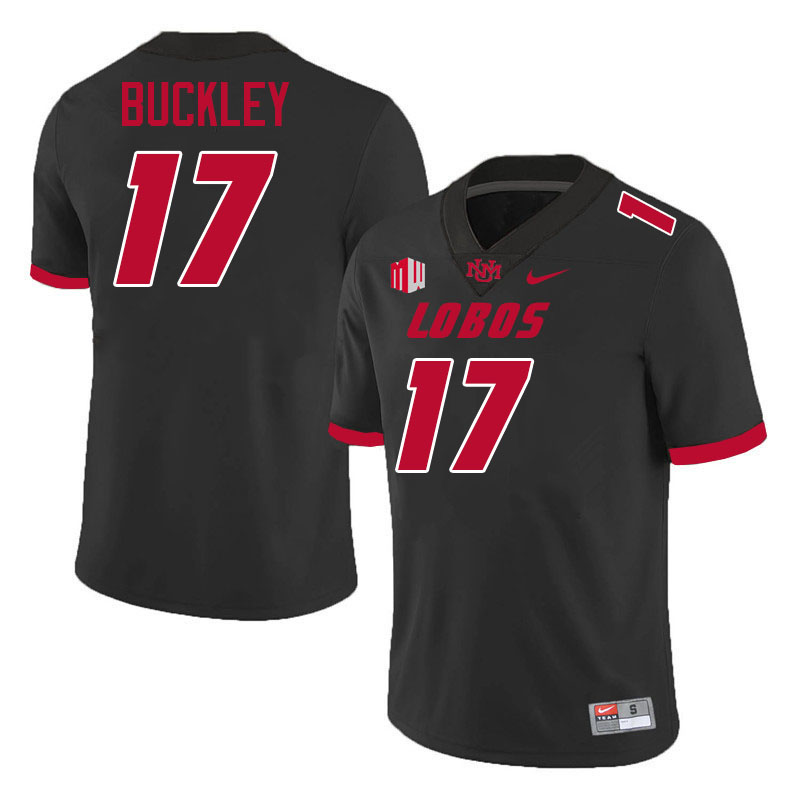 Michael Buckley UNM Lobos Jersey,New Mexico Lobos Football Jersey,Uniforms-Black